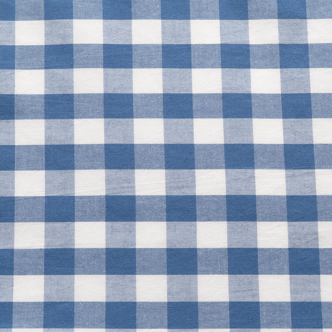 Modella Gingham European Pillowcase Pair - Indigo