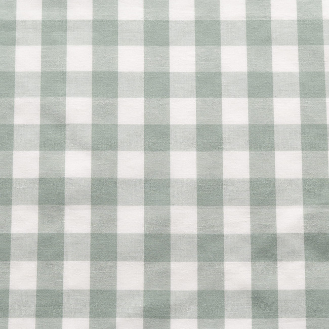 Modella Gingham Quilt Cover Set - Sage (Free Pillowcases)