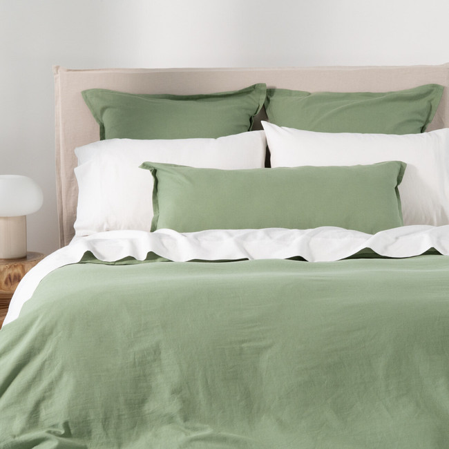 French Linen Cotton Lumbar Cushion - Sereno (Free Insert)