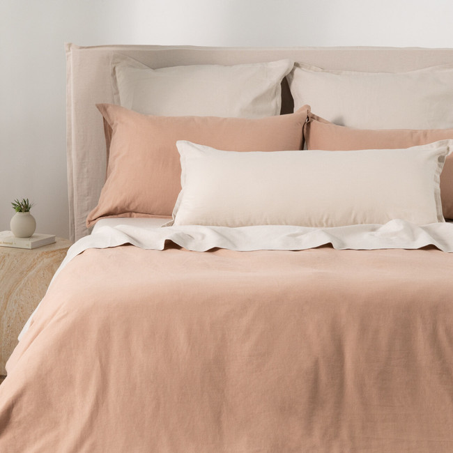 French Linen Cotton Lumbar Cushion - Sereno (Free Insert)