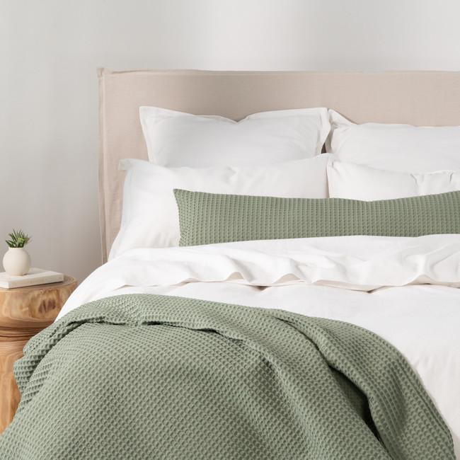 Luxury Cotton Waffle Throw