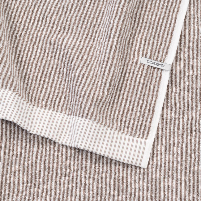 Moda Stripe Bath Towel - Mocha