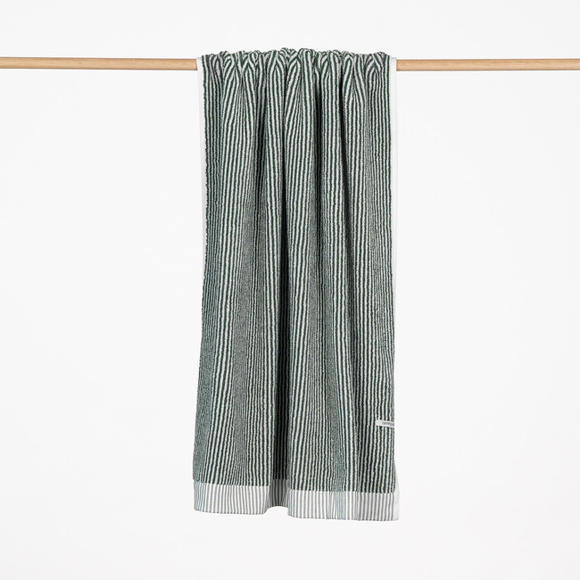Moda Stripe Bath Towel - Evergreen