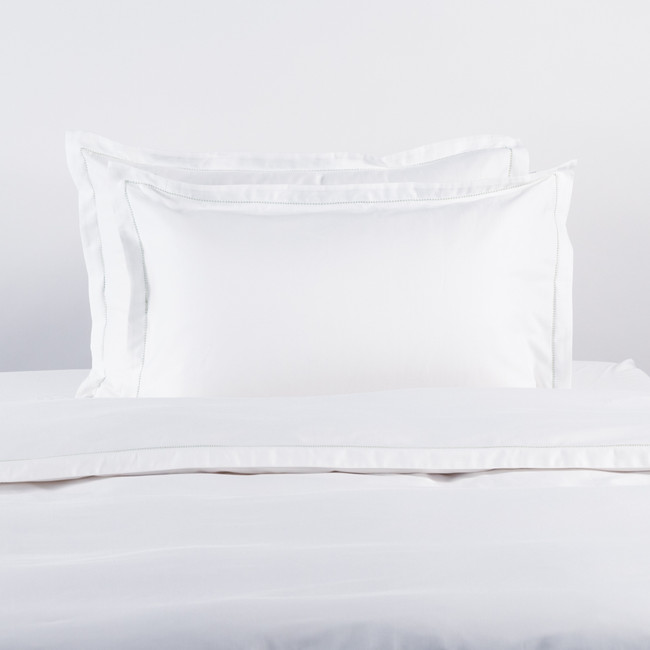 1000 Thread Count Gum Hem Stitch Embroidered Quilt Cover Set - Palazzo Royale (Free Pillowcases)