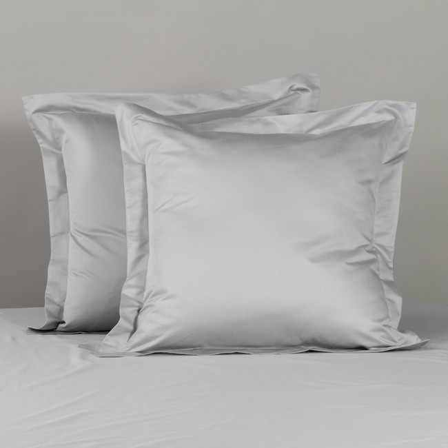 1000 Thread Count 100% Cotton European Pillowcase Twin Pack - Mille