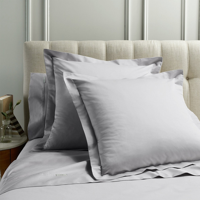 1000 Thread Count 100% Cotton European Pillowcase Twin Pack - Mille