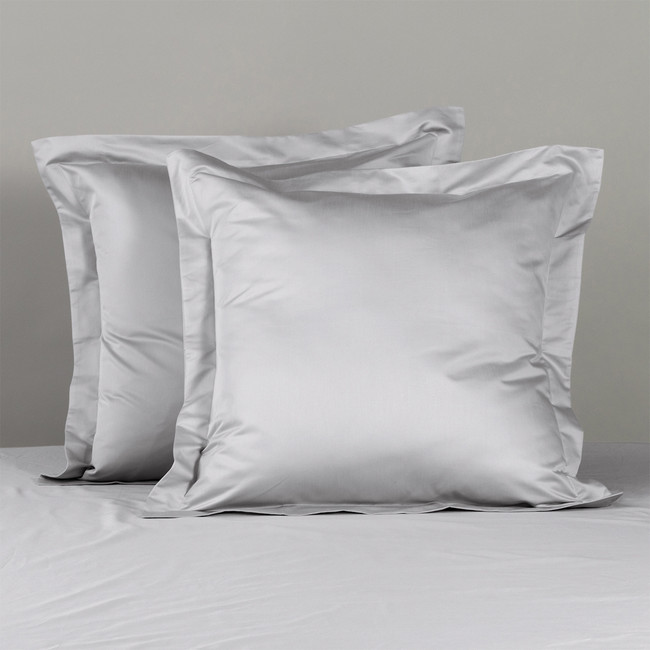 1000 Thread Count 100% Cotton European Pillowcase Twin Pack - Mille