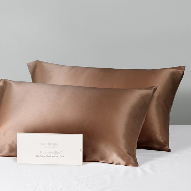 Real Mulberry Silk Pillowcase Twin Pack - Beautysilks Real Mulberry Silk Pillowcase Twin Pack - Beautysilks