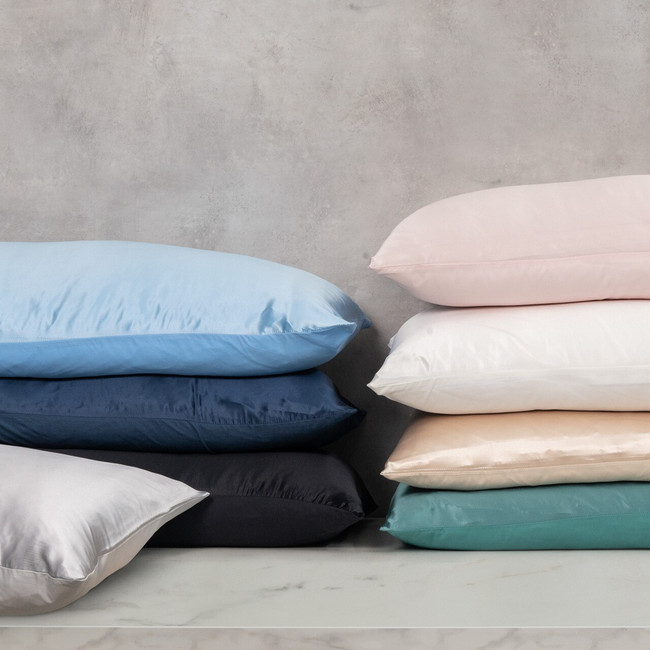 Real Mulberry Silk Pillowcase Twin Pack - Beautysilks Real Mulberry Silk Pillowcase Twin Pack - Beautysilks