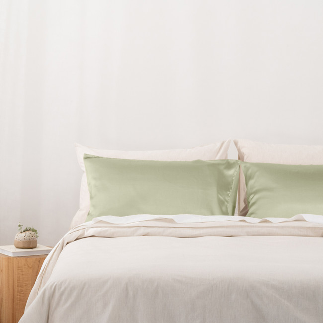 Real Mulberry Silk Pillowcase Twin Pack - Beautysilks