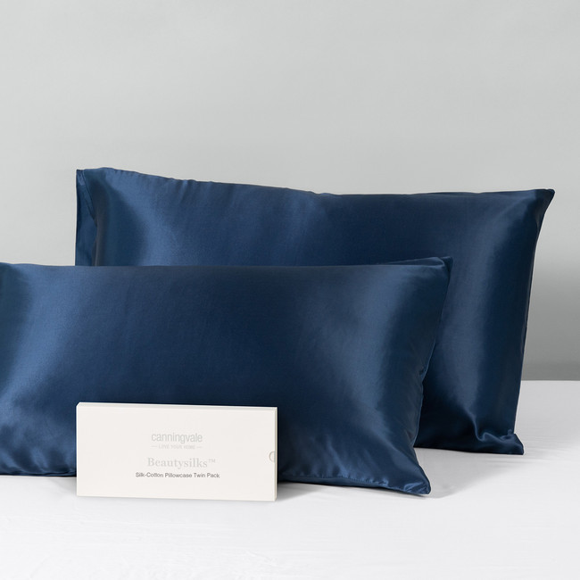 Real Mulberry Silk Pillowcase Twin Pack - Beautysilks