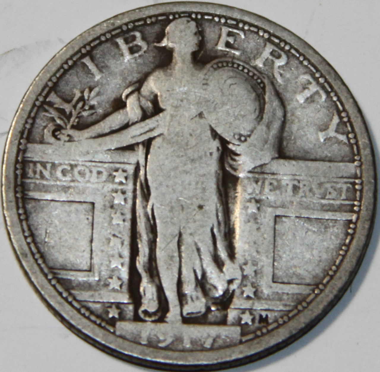 1917-P Standing Liberty Quarter Type 1 [SN09] - Quality