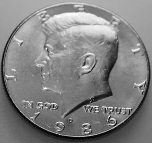 1986-D Kennedy Half Dollar Uncirculated BU