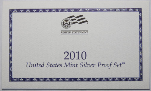 Supplies 2010-S Silver Proof Set COA ONLY NO COINS