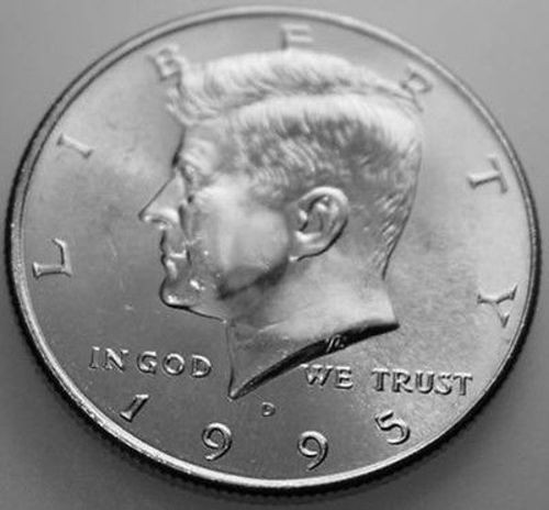 1995-D Kennedy Half Dollar Uncirculated BU Nice No Problem Coin