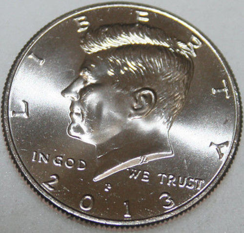 2013-P Kennedy Half Dollar Uncirculated BU Nice No Problem Coin