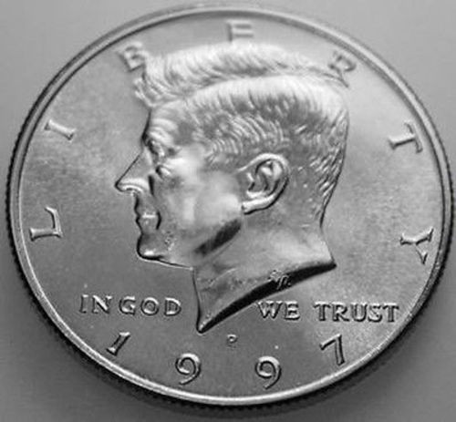 1997-P Kennedy Half Dollar Uncirculated BU Nice No Problem Coin