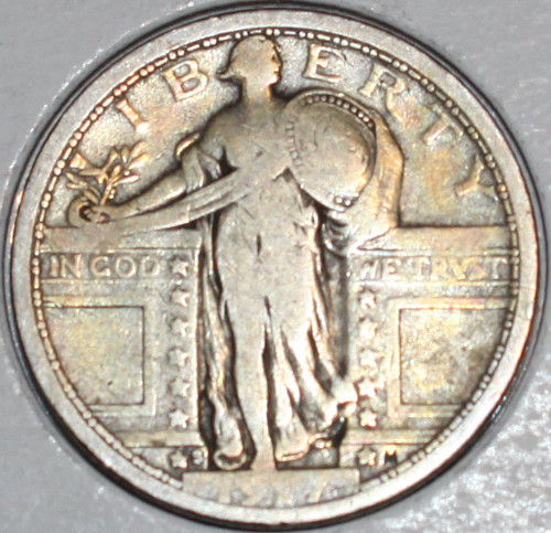 1917-S Standing Liberty Quarter 90% Silver [SN04]