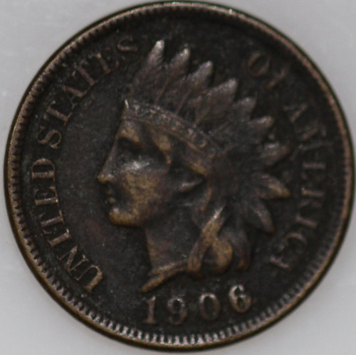 1906-P Indian Cent Over 100 years old. You will receive the coin shown [SN04]