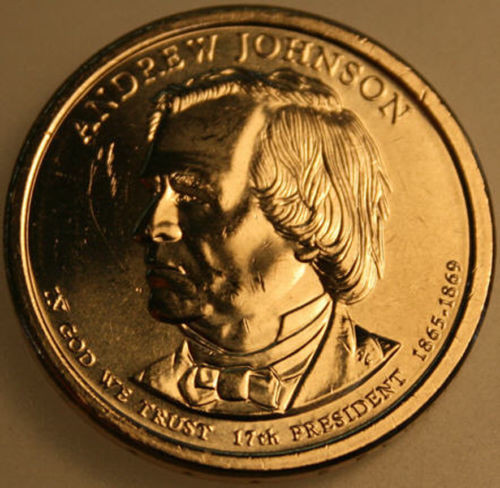 2011-D Presidential Dollar Uncirc Andrew Johnson AJ Golden Nice No Problem Coin