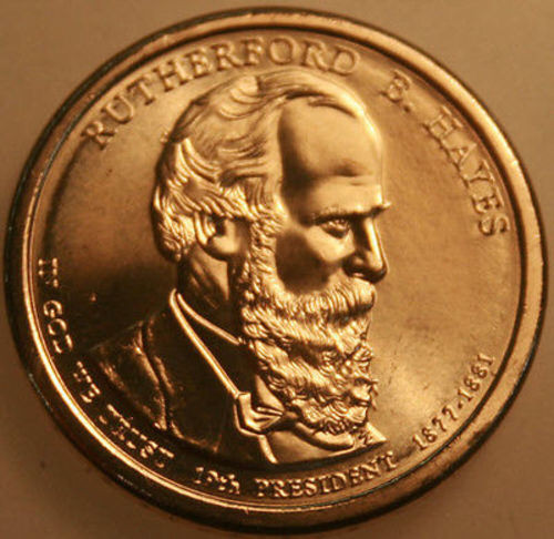 2011-D Presidential Dollar Uncirc Rutherford Hayes Golden Nice No Problem Coin