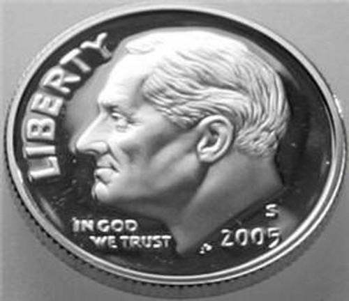 2005-S Roosevelt Dime 90% Silver Proof Nice Coin Handled With Care