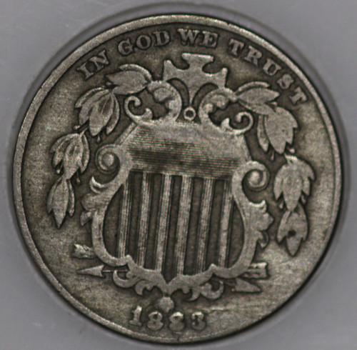1883-P Shield Nickel, Well over 100 Years Old, As Shown [SN01]