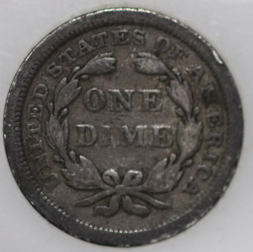 1854-O Seated Liberty Dime, 90% Silver, 100+ years Old As Shown