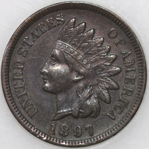 1897-P Indian Cent Over 100 years old As Shown [SN01]
