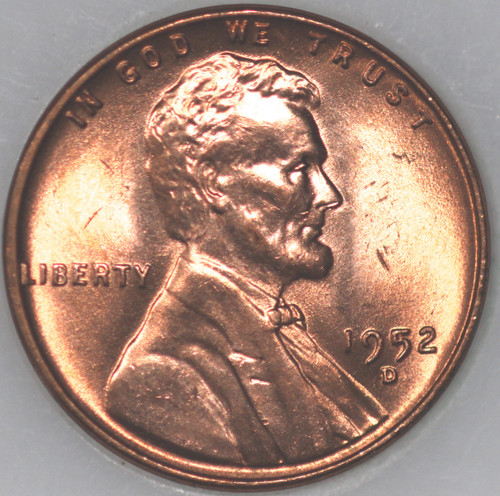 1952-D Wheat Cent, Popular Collector Coin, Uncirculated As Shown [SN03]