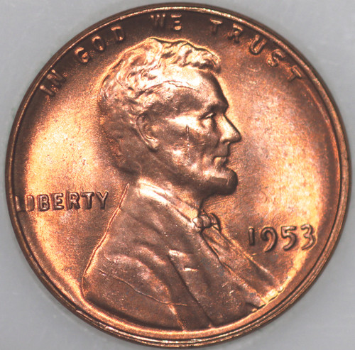 1953-P Wheat Cent, Popular Collector Coin, Uncirculated As Shown [SN01]