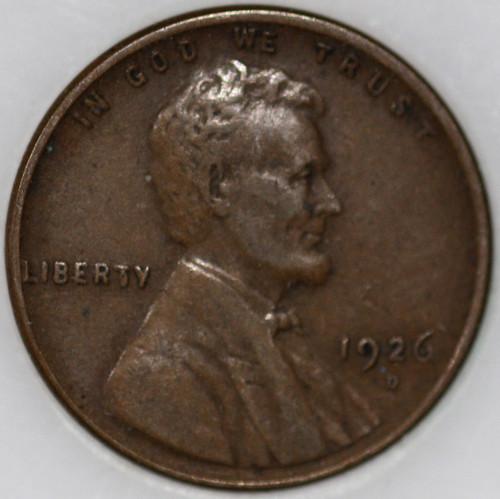 1926-D Wheat Cent, Popular Collector Coin As Shown [SN03]