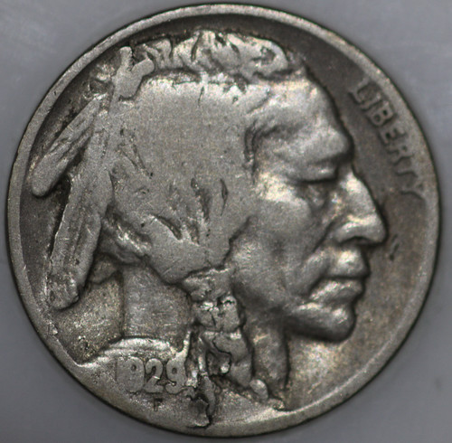 1929-S Buffalo Nickel, Popular Collector Coin As Shown [SN01]