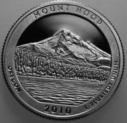 2010-S ATB Quarter Silver Proof Mount Hood. Nice no problem coin