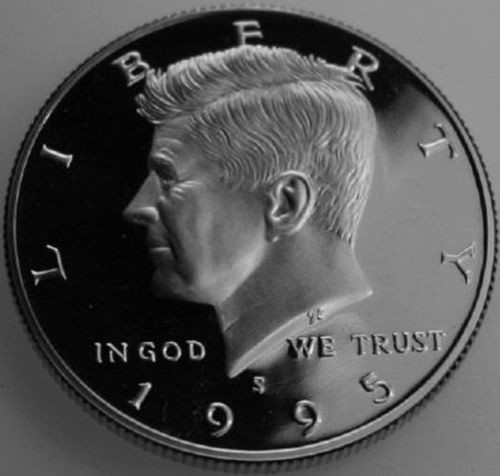 1995-S Kennedy Half Dollar Copper/Nickel Clad Proof