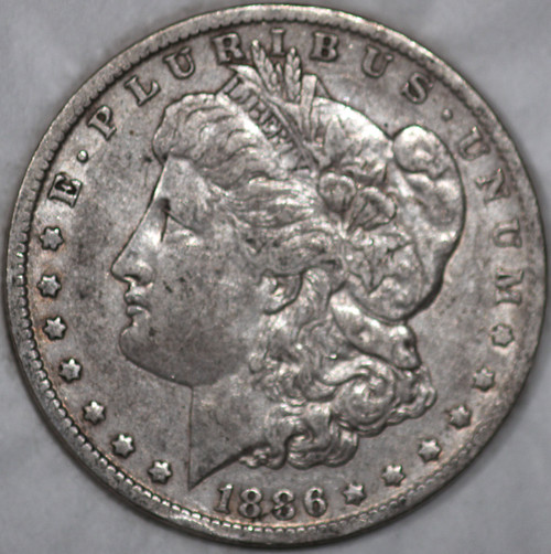 1886-O Morgan Silver Dollar 90% Silver a Nice Piece of History As Shown [SN02]