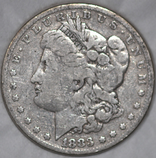 1883-P Morgan Silver Dollar 90% Silver a Nice Piece of History As Shown [SN01]