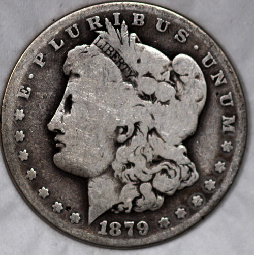 1879-S Morgan Silver Dollar 90% Silver a Nice Piece of History As Shown [SN01]