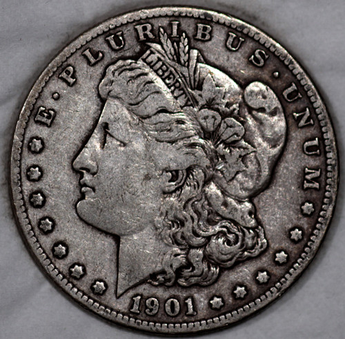 1901-S Morgan Silver Dollar 90% Silver a Nice Piece of History As Shown [SN01]