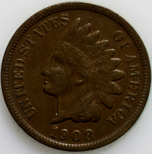 1908-S Indian Cent Over 100 years old As Shown [SN01]