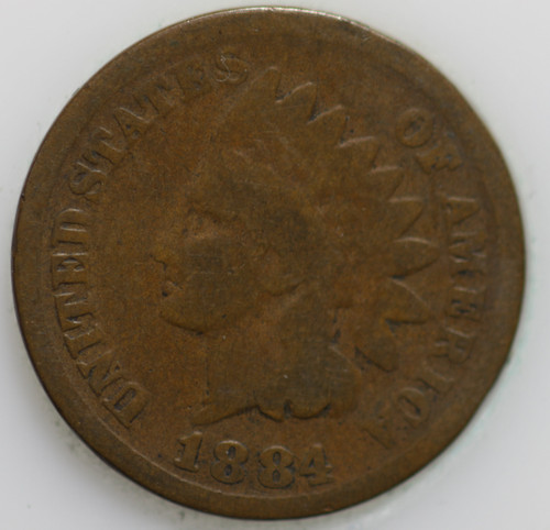 1884-P Indian Cent Over 100 years old As Shown [SN01]