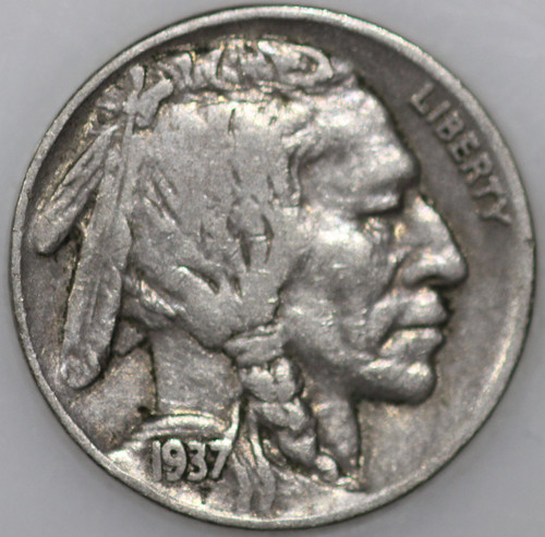 1937-D Buffalo Nickel, Popular Collector Coin As Shown [SN01]