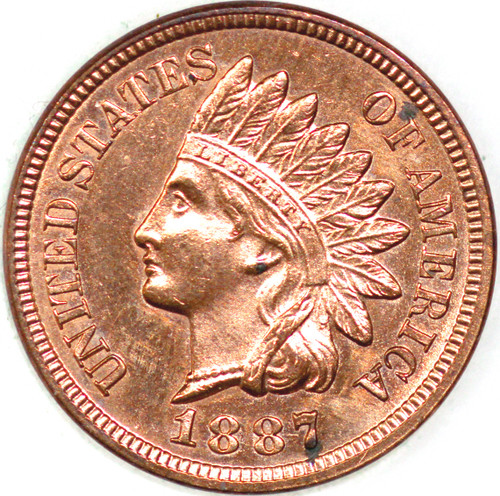 1887-P Indian Cent Uncirculated As Shown [SN02]