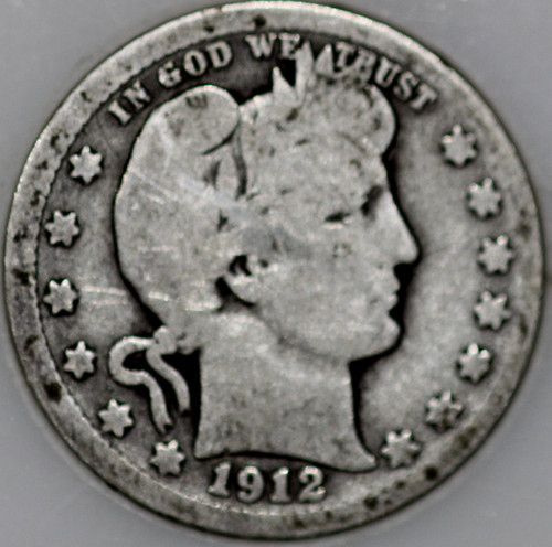 1912-P Barber 90% Silver, 100+ years Old As Shown [SN01]