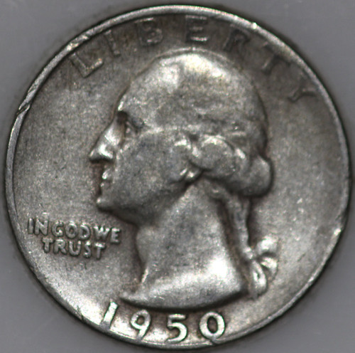1950-S Washington Quarter 90% Silver As Shown [SN01]