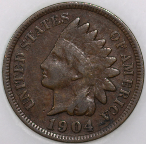 1904-P Indian Cent Over 100 years old As Shown [SN02]
