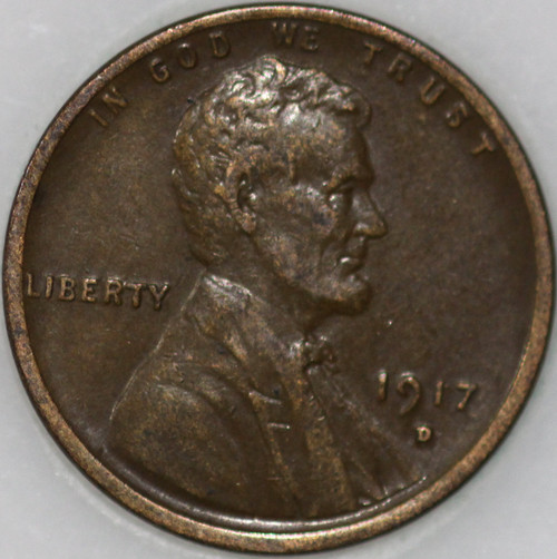 1917-D Wheat Cent, Popular Collector Coin As Shown [SN02]