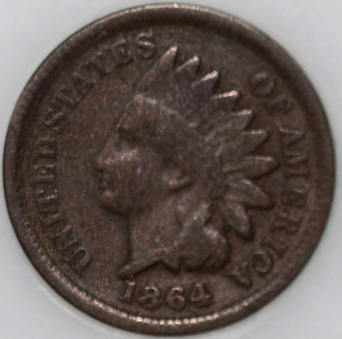 1864-P Indian Cent Bronze Over 100 years old As Shown [SN01]