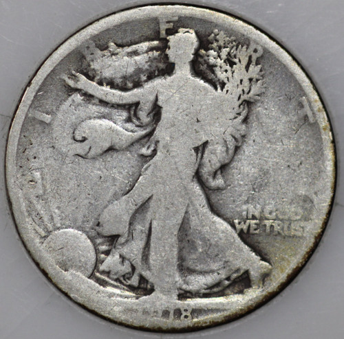 1918-P Walking Liberty Half Dollar 90% Silver As Shown [SN01]