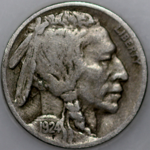 1924-P Buffalo Nickel, Popular Collector Coin As Shown [SN01]